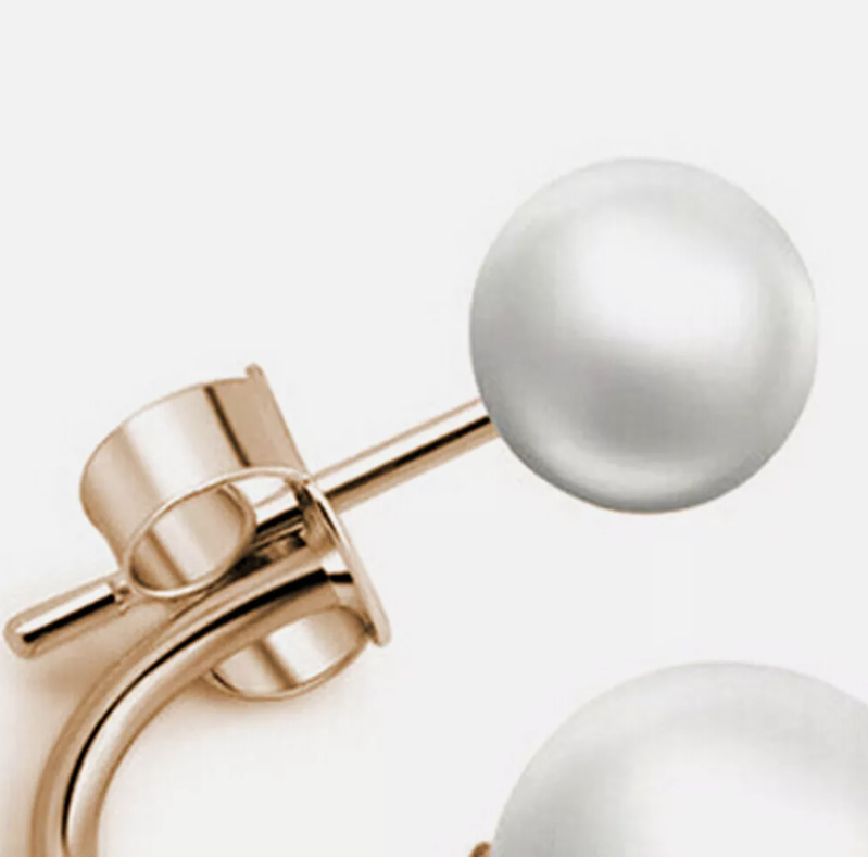 Elegant Pearl Engagement Drop Earrings Gift Women Stud Dangle Jewelry Gifts S